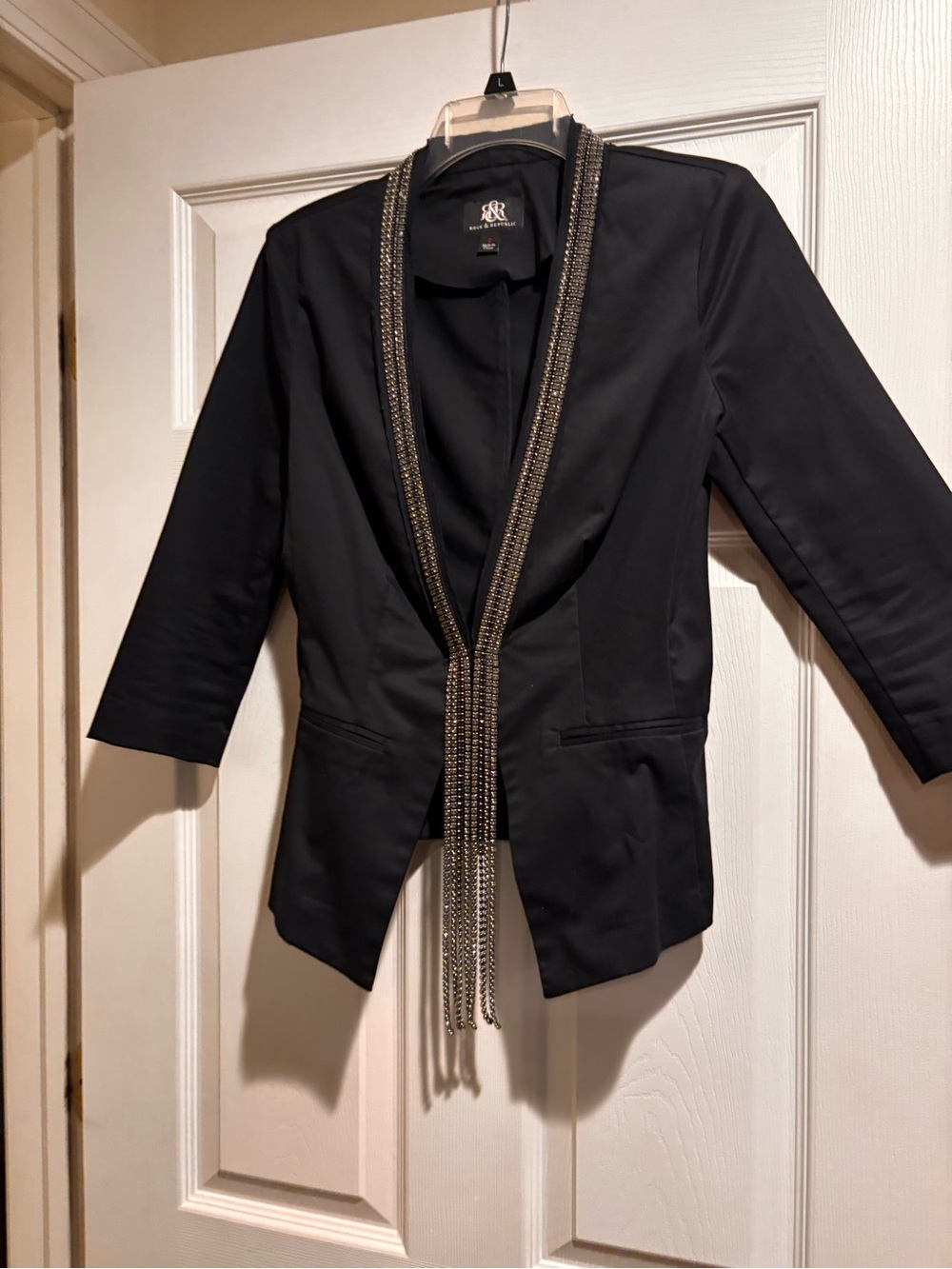 Rock & Republic Chain Trim Jacket